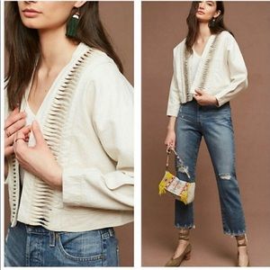Hei Hei | Anthropologie Cropped Ladder Jacker M/L